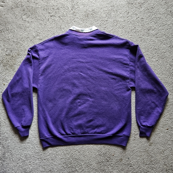Beautiful Purple Vintage Artisans sweater. 80s, 90s. Golden girls. - Picture 4 of 4